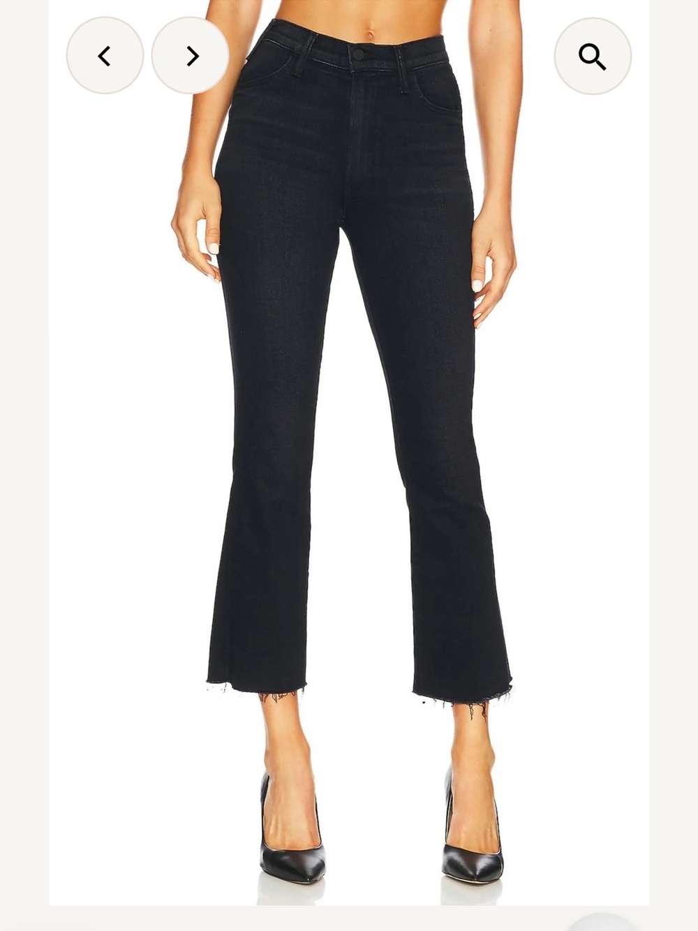Mother Jeans The Hustler Ankle Fray
